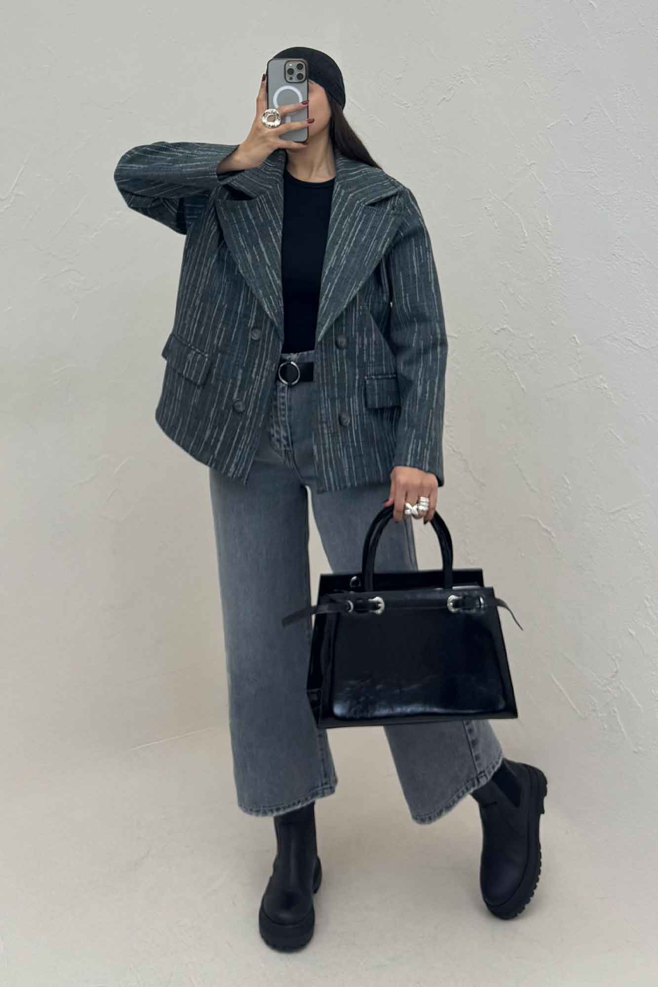 کت فوتر خط چین یقه انگلیسی 