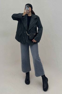 کت فوتر خط چین یقه انگلیسی 