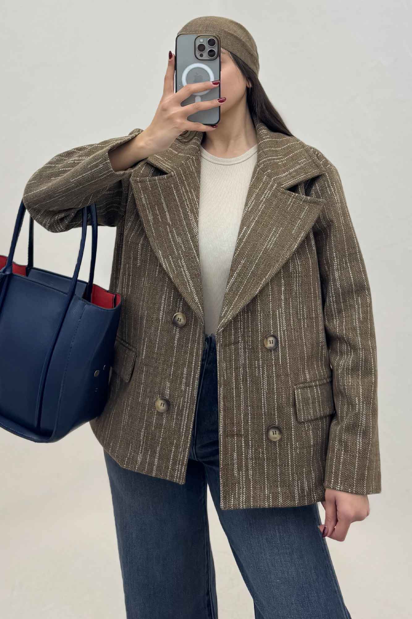 کت فوتر خط چین یقه انگلیسی 