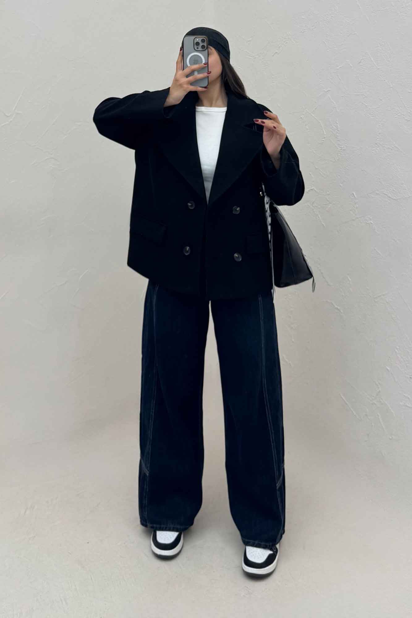 کت فوتر یقه انگلیسی آستردار آرمیس