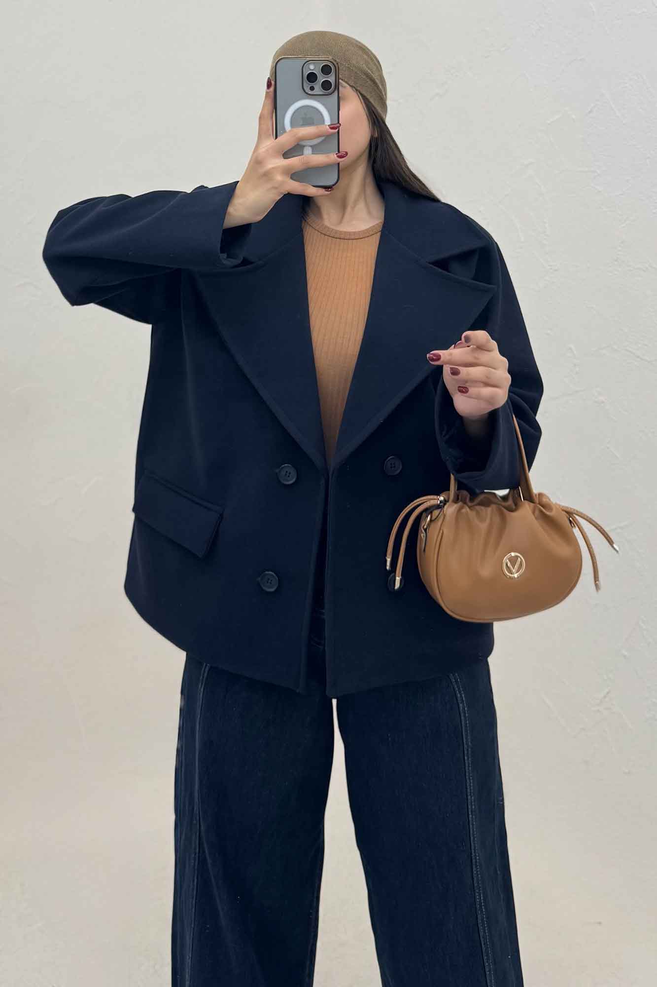 کت فوتر یقه انگلیسی آستردار آرمیس