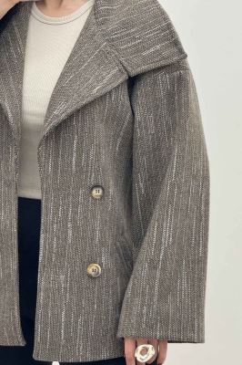 کت فوتر خط چین آستردار یقه چاک