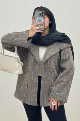 کت فوتر خط چین آستردار یقه چاک