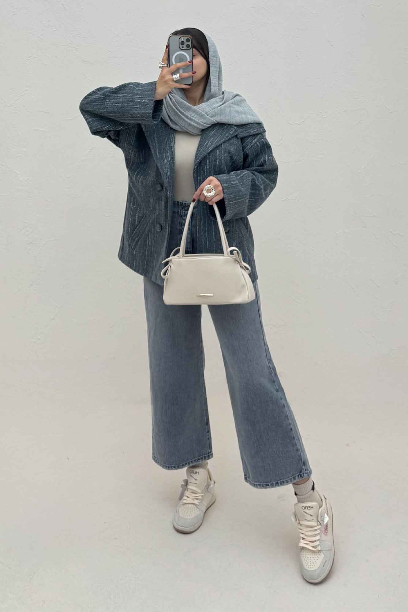 کت فوتر خط چین آستردار یقه چاک