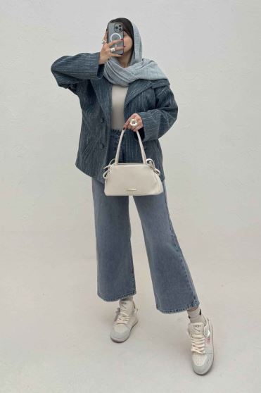 کت فوتر خط چین آستردار یقه چاک