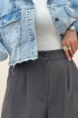 شلوار بزیاق پشت کش جیب کراس