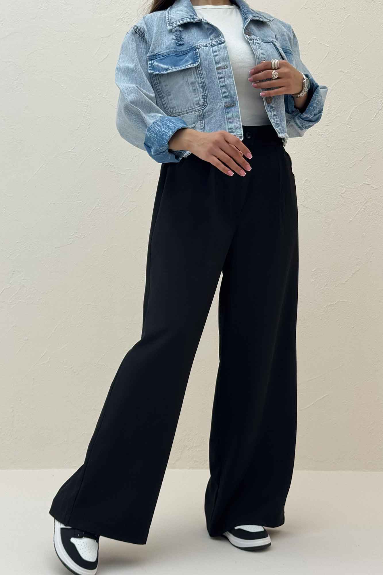 شلوار بزیاق دو جیب 