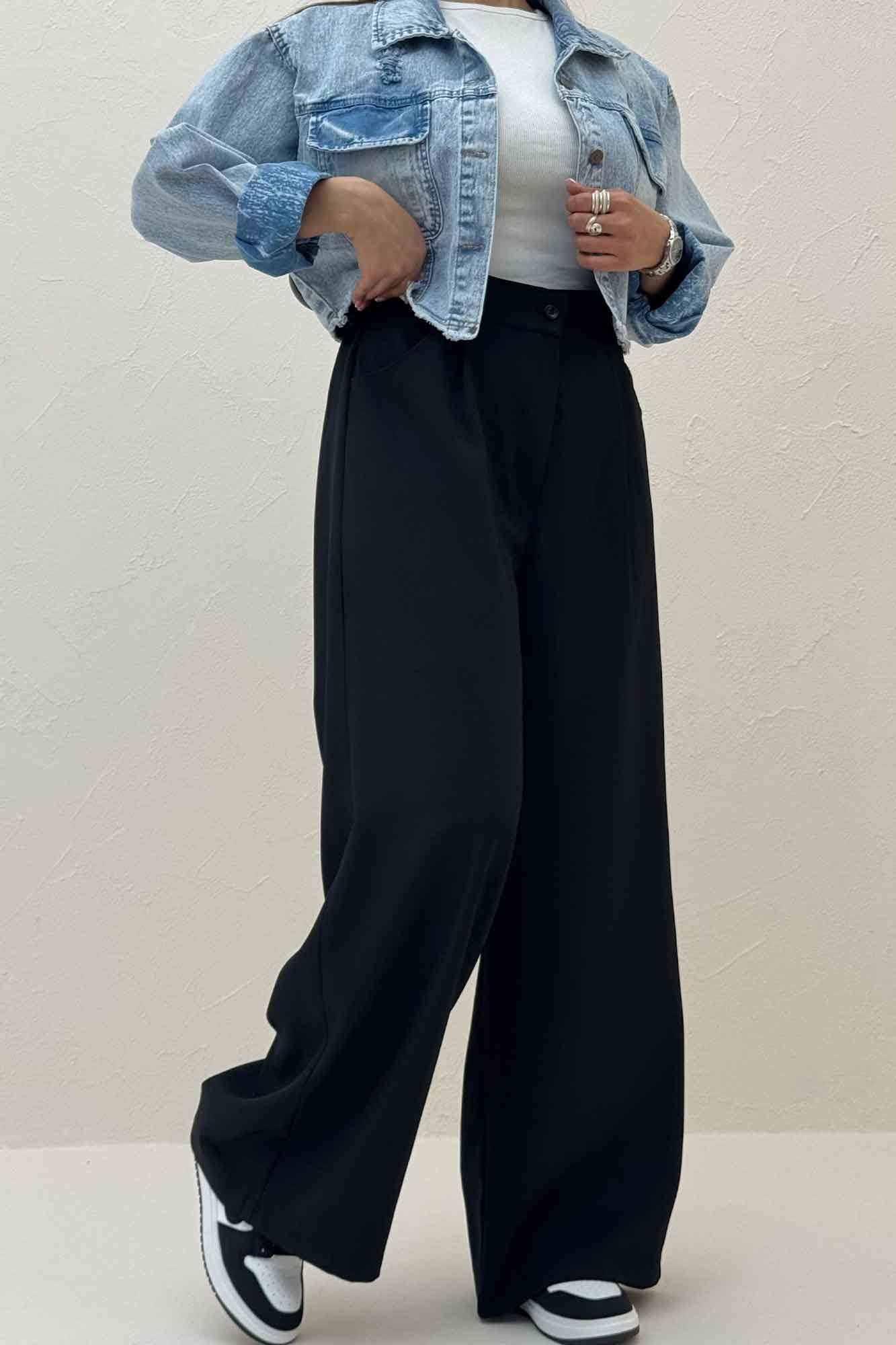 شلوار بزیاق دو جیب 