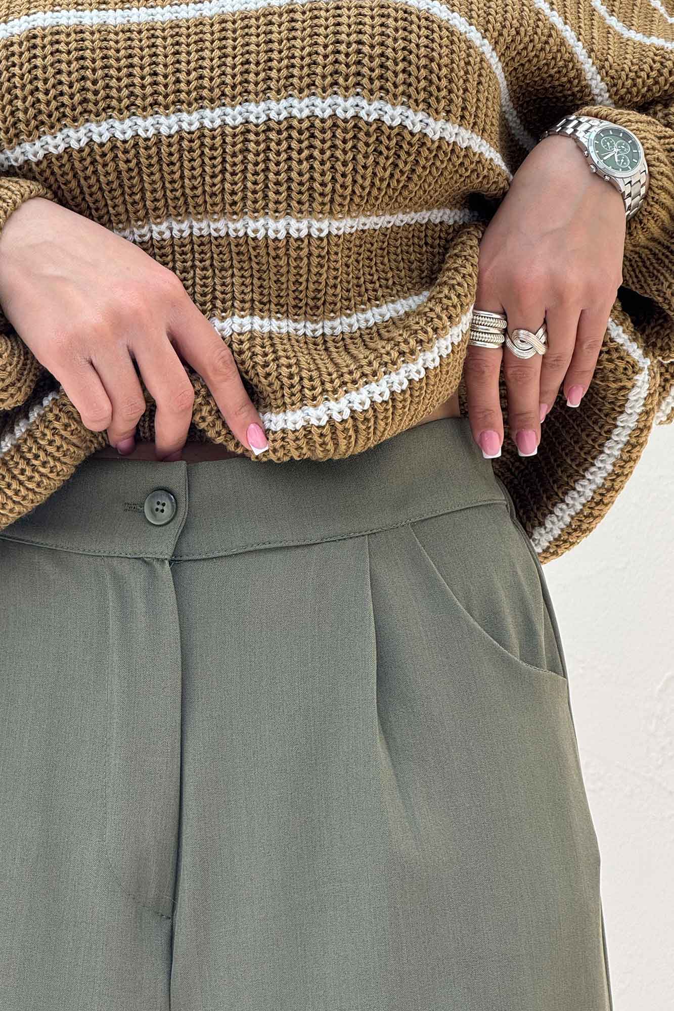 شلوار بزیاق دو جیب 