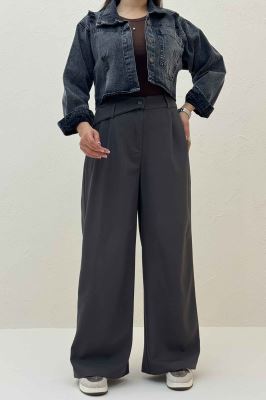 شلوار بزیاق پشت کش کمر پلدار