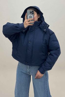 کاپشن کلاهدار کد 469