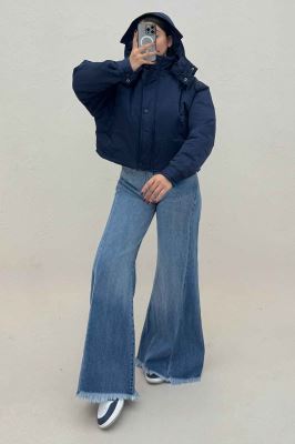 کاپشن کلاهدار کد 469