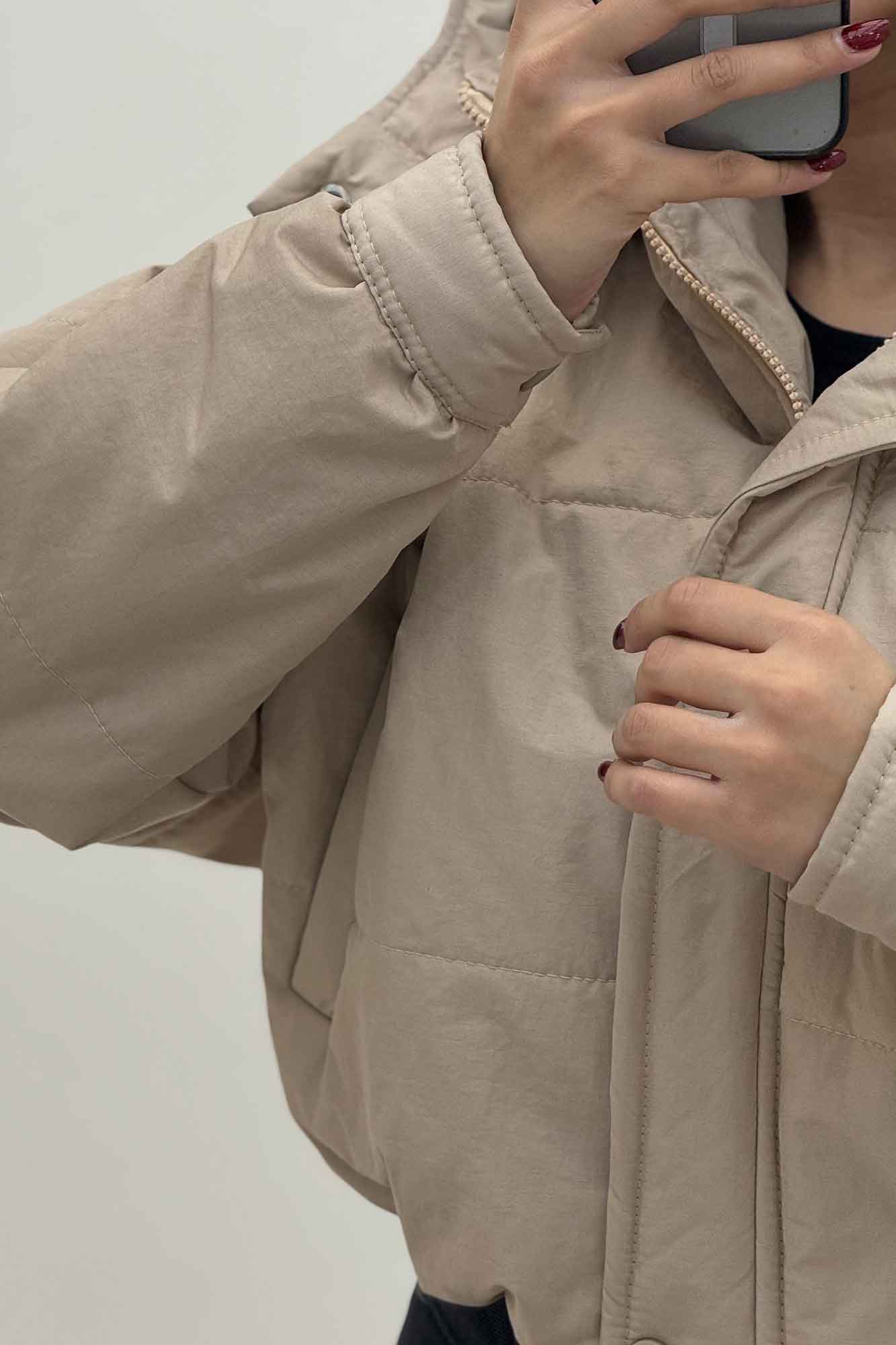 کاپشن کلاهدار کد 469