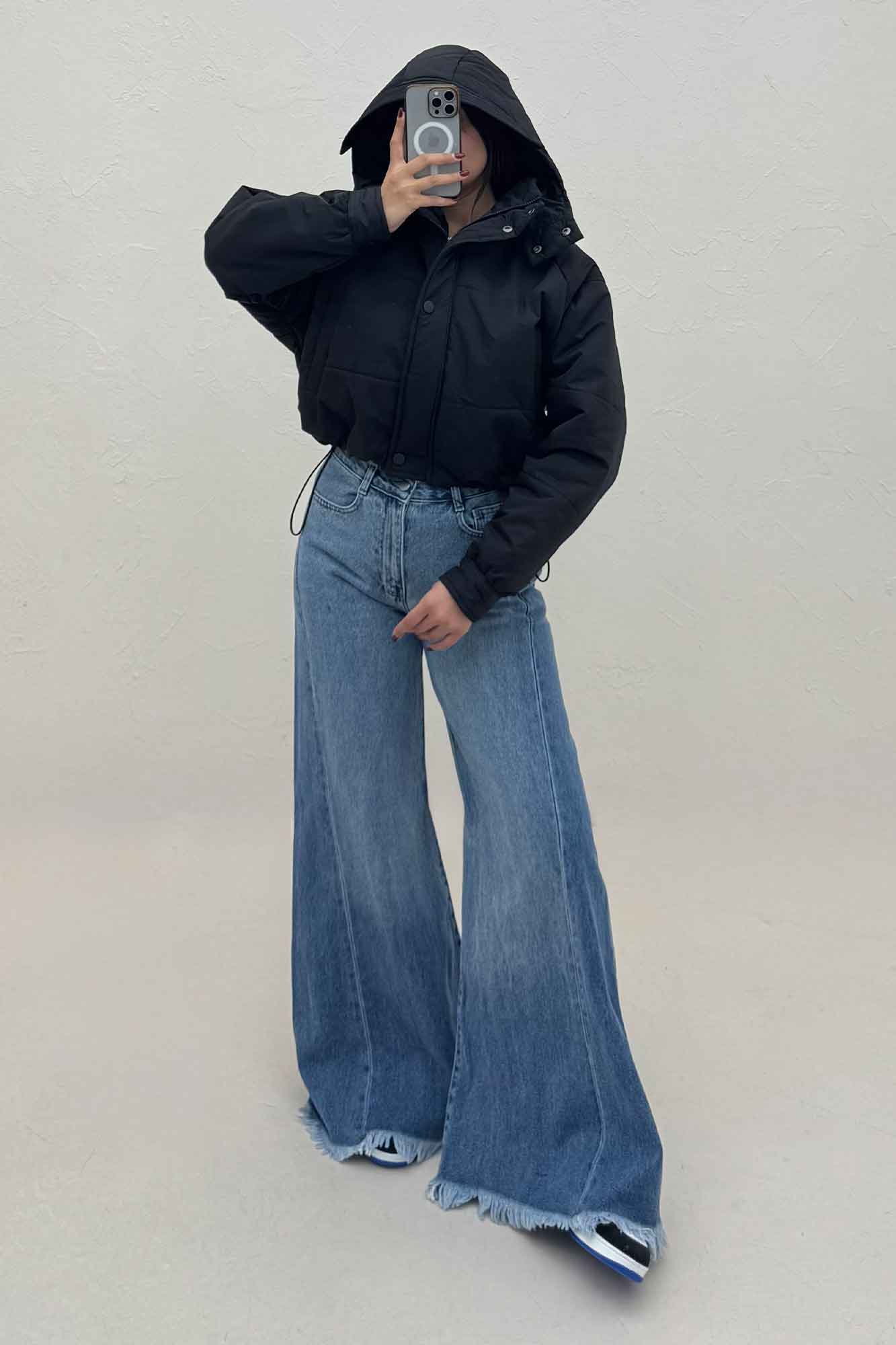 کاپشن کلاهدار کد 469