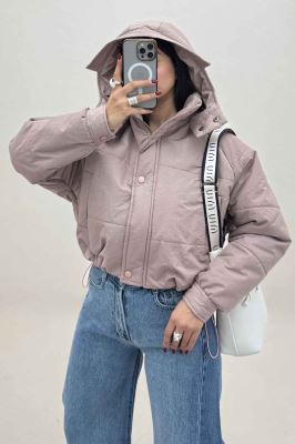 کاپشن کلاهدار کد 469