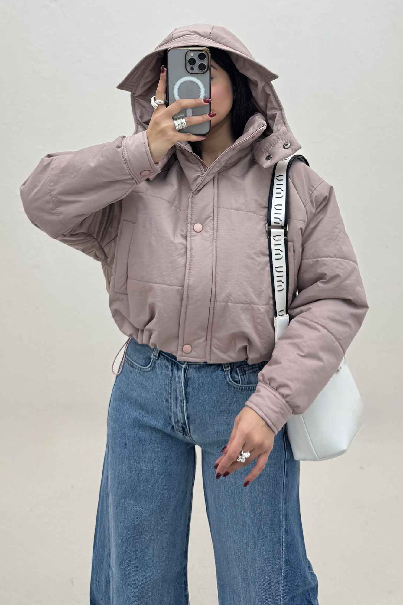 کاپشن کلاهدار کد 469