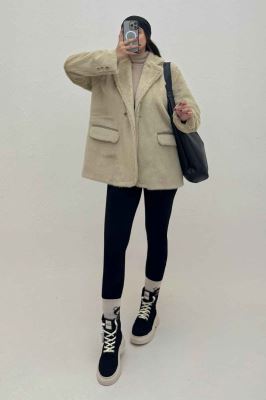 کت پوست آستردار MASSY