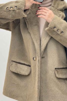 کت پوست آستردار MASSY