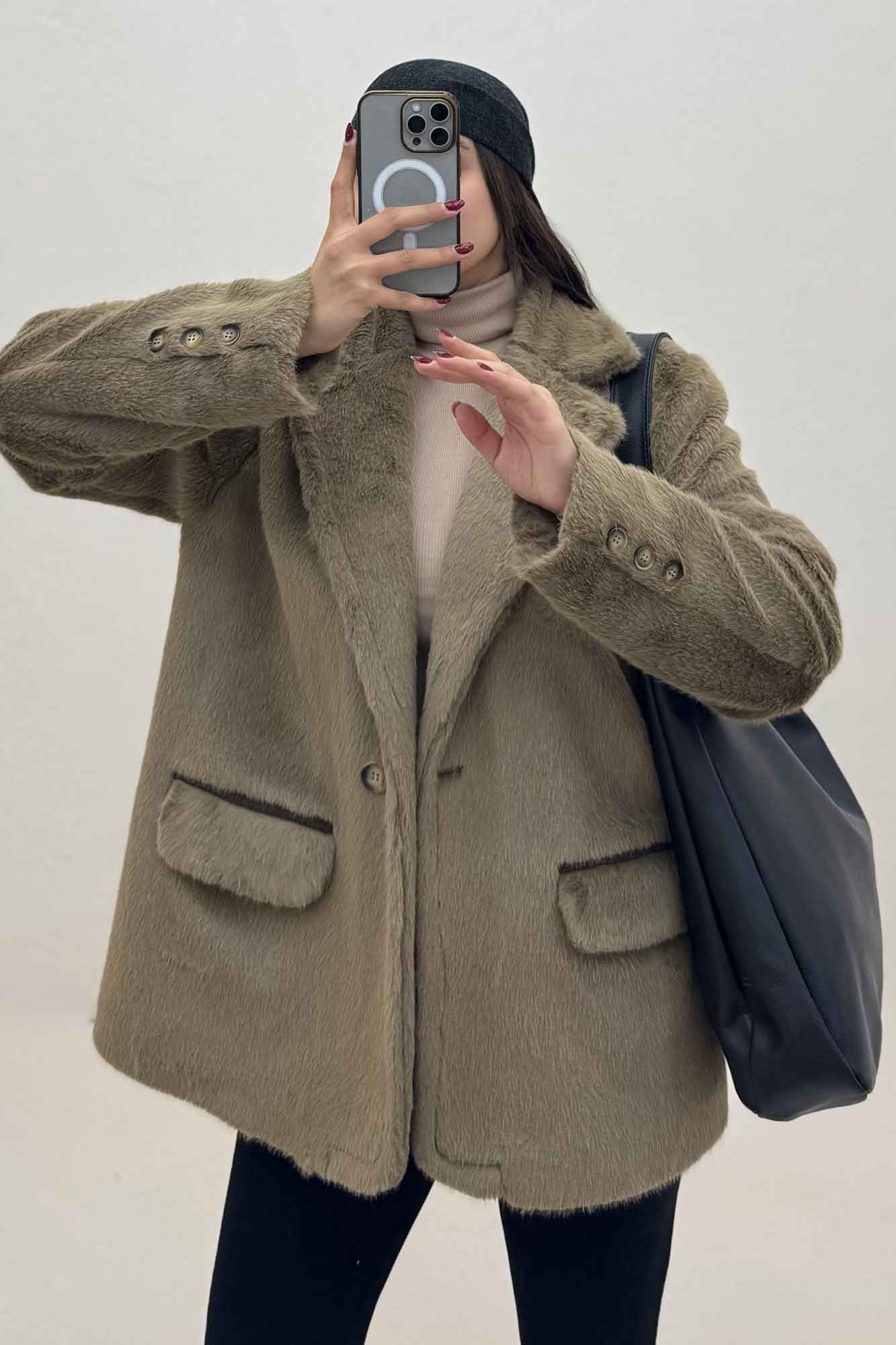 کت پوست آستردار MASSY