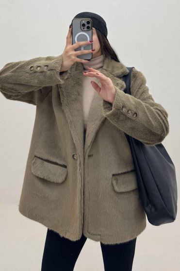 کت پوست آستردار MASSY