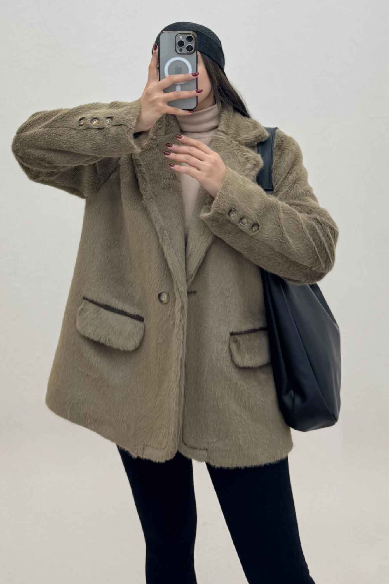 کت پوست آستردار MASSY