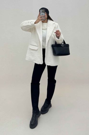 کت پوست آستردار MASSY