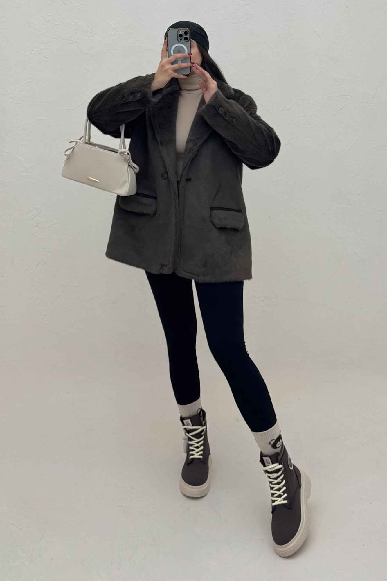 کت پوست آستردار MASSY