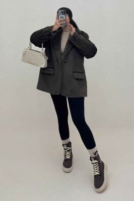 کت پوست آستردار MASSY