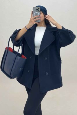 کت یقه پهن فوتر آستین سگک دار EXPORT