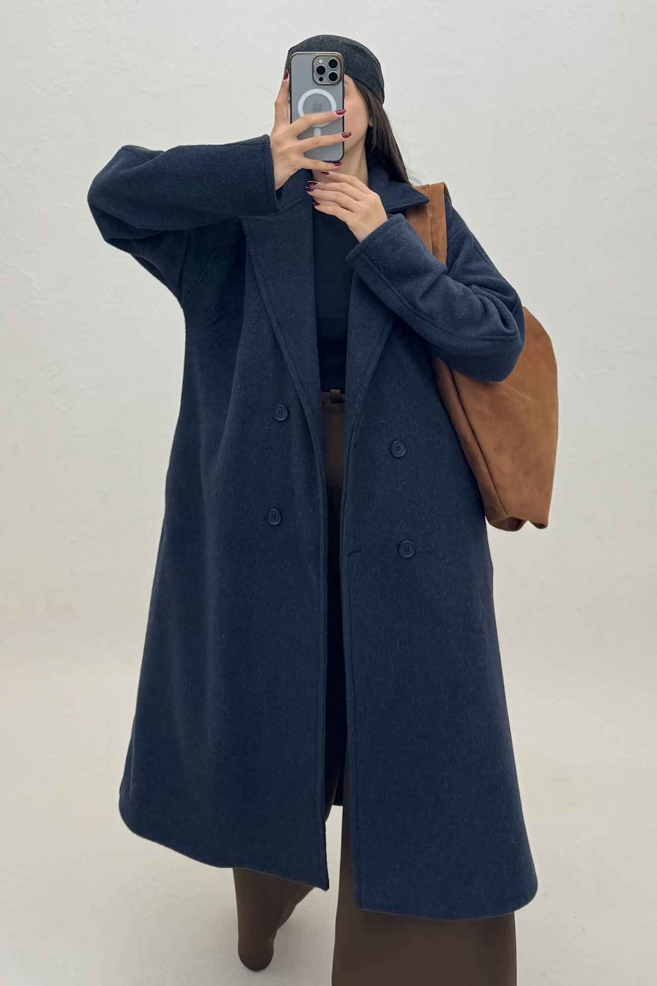 پالتو بلند موهر آستردار RIVEN