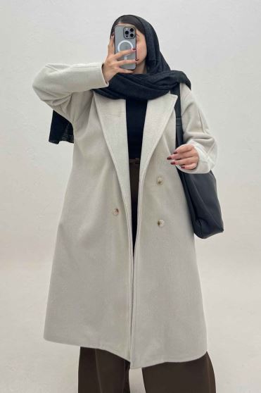 پالتو بلند موهر آستردار RIVEN