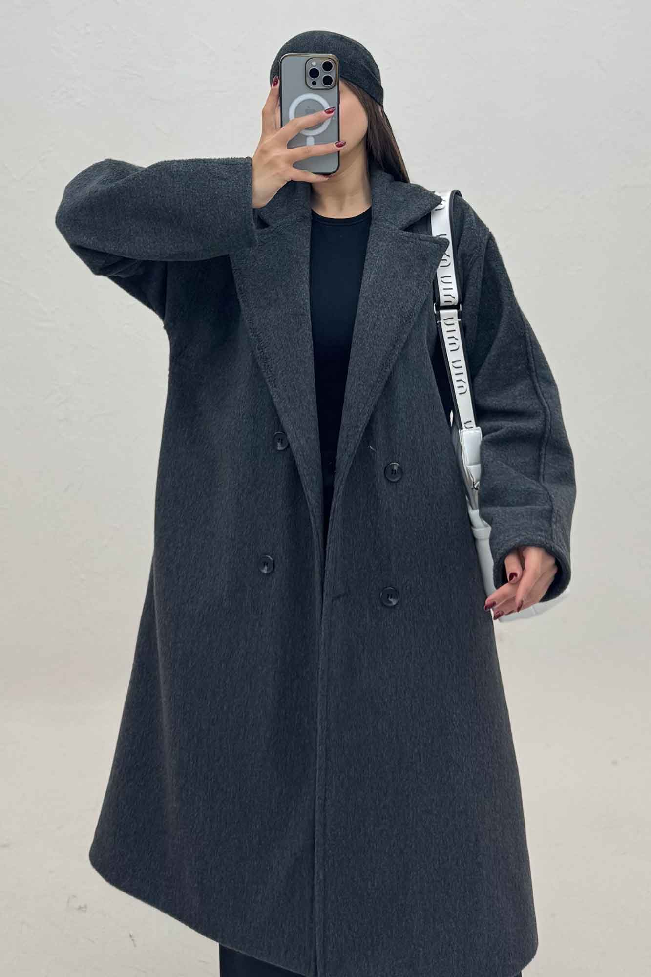 پالتو بلند موهر آستردار RIVEN