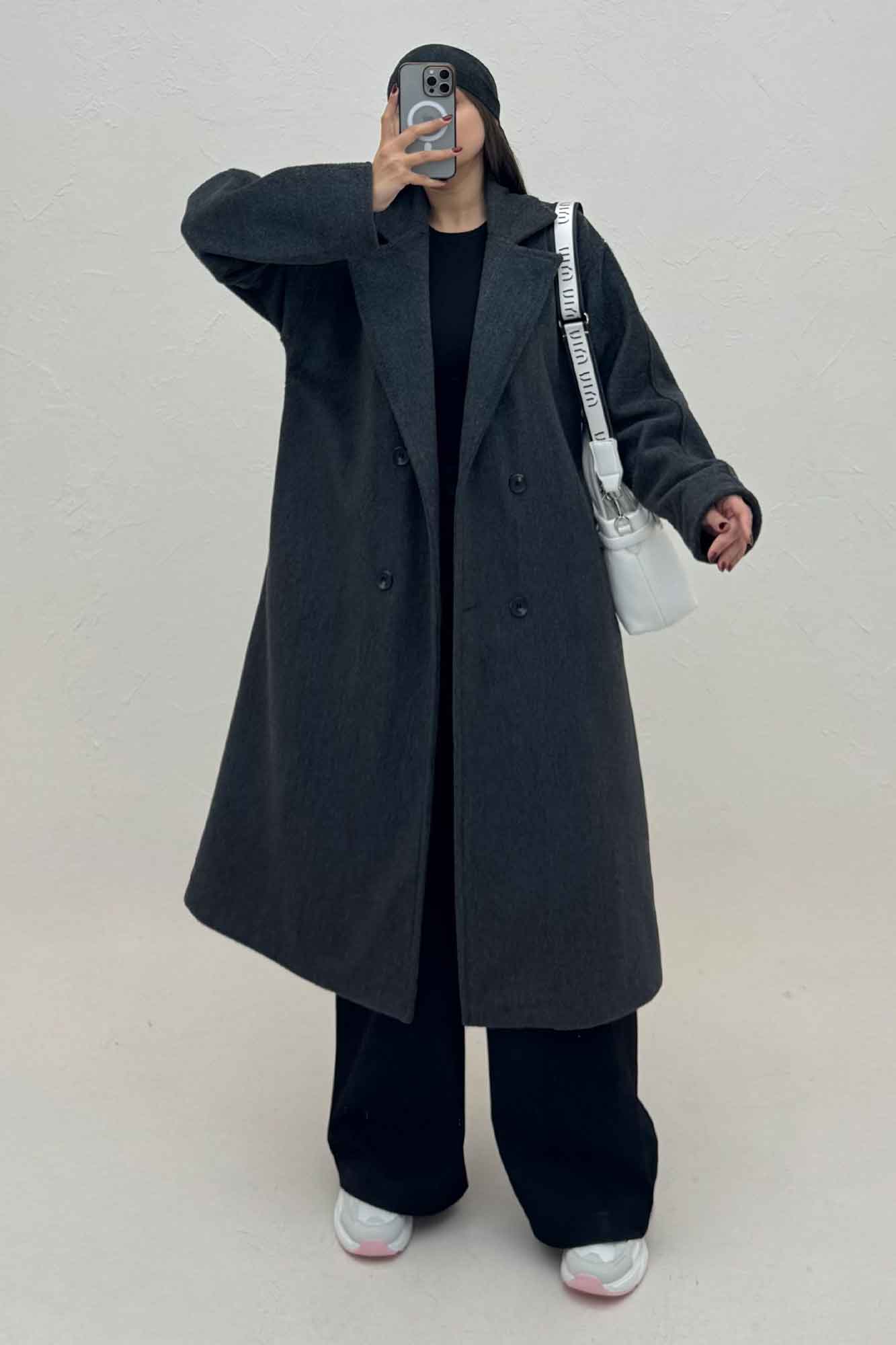 پالتو بلند موهر آستردار RIVEN