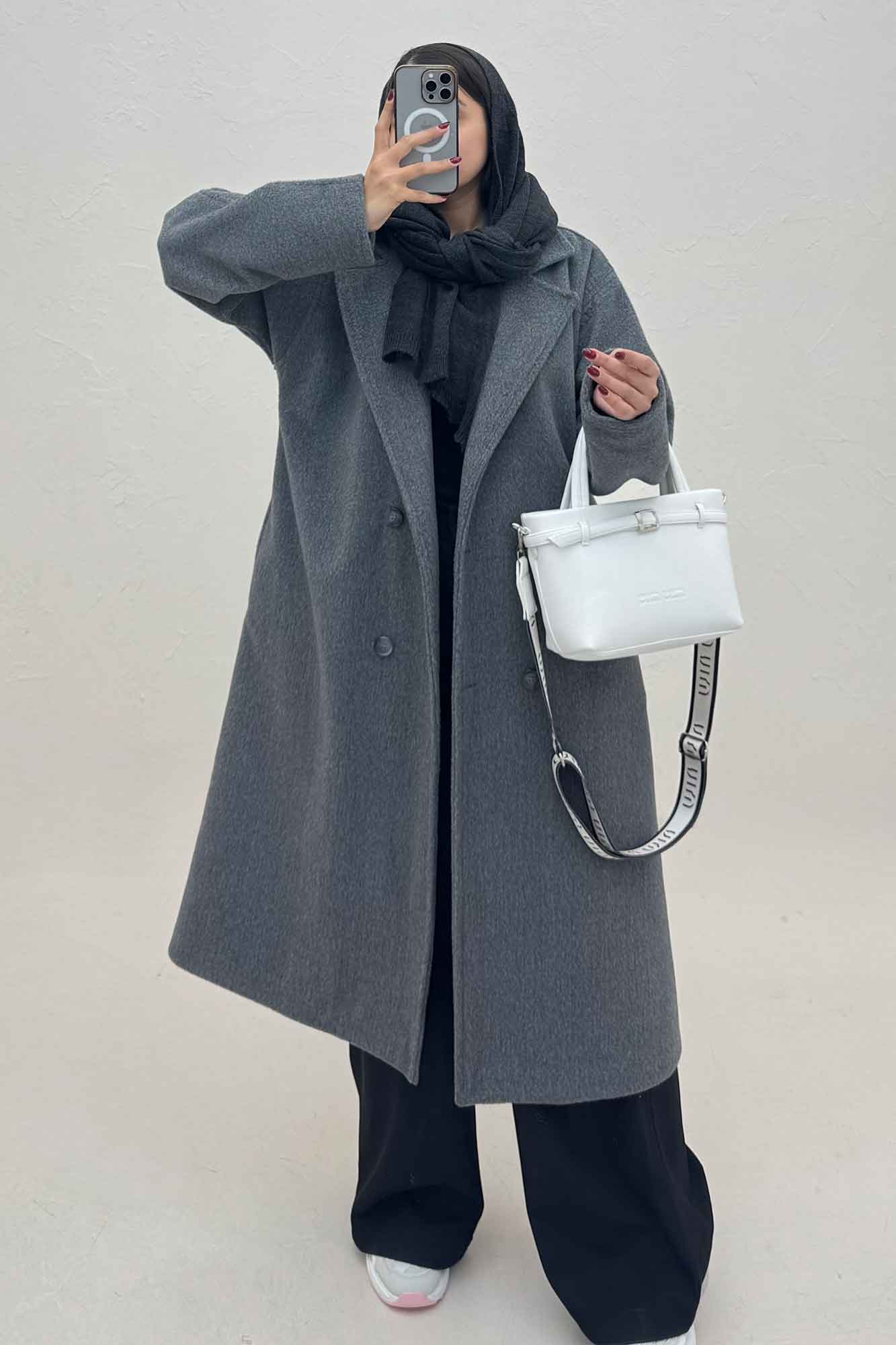 پالتو بلند موهر آستردار RIVEN