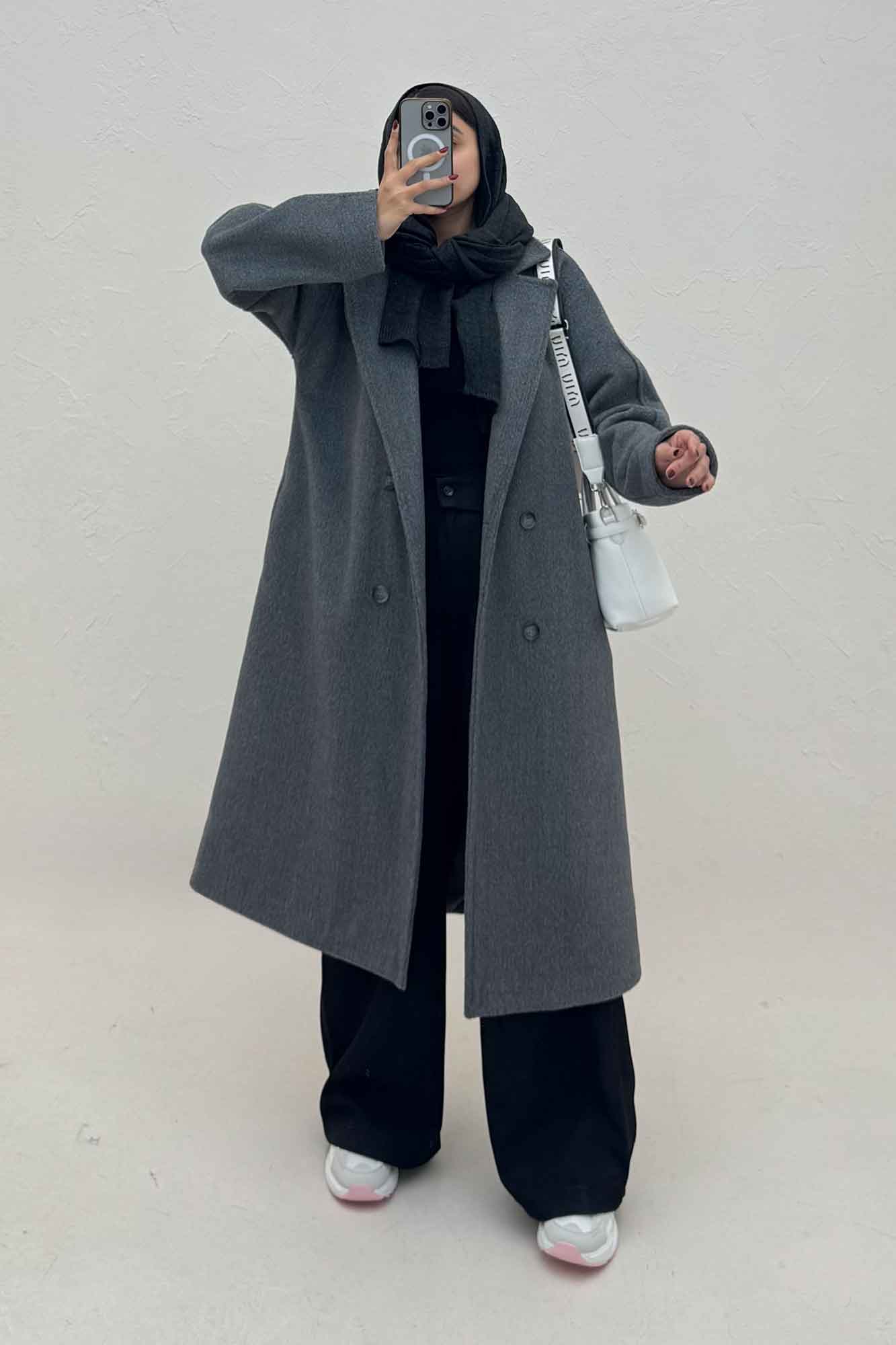 پالتو بلند موهر آستردار RIVEN