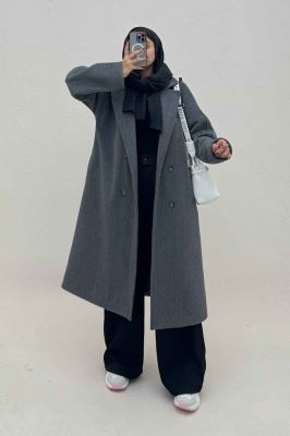 پالتو بلند موهر آستردار RIVEN