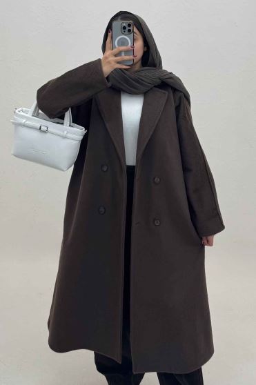 پالتو بلند موهر آستردار RIVEN