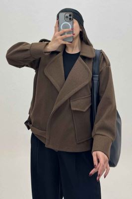 کت یقه ب ب فوتر تک جیب پاکتی (آستردار)