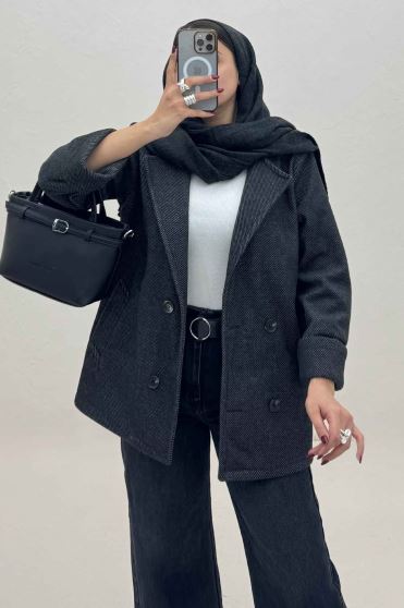 پالتو فوتر کجراه مچ برگردان 