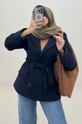 کت فوتر لمه آستردار یقه انگلیسی