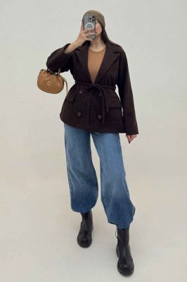 کت فوتر لمه آستردار یقه انگلیسی