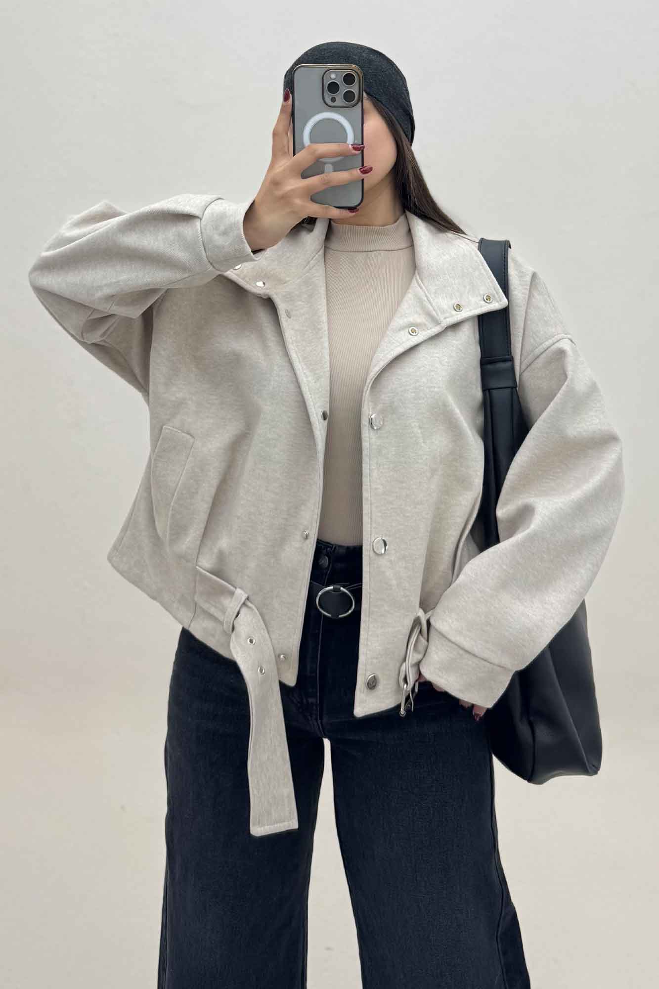 لامر یقه ایستاده آستردار