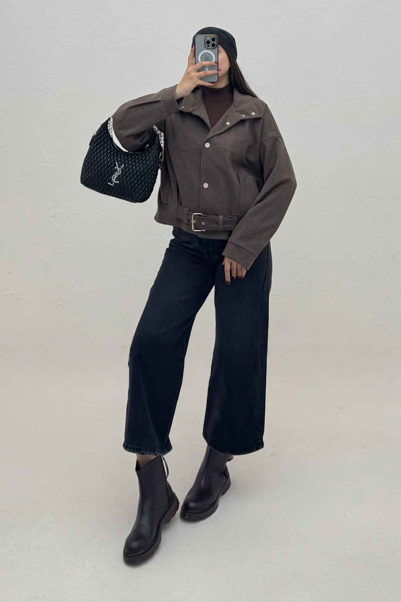 لامر یقه ایستاده آستردار