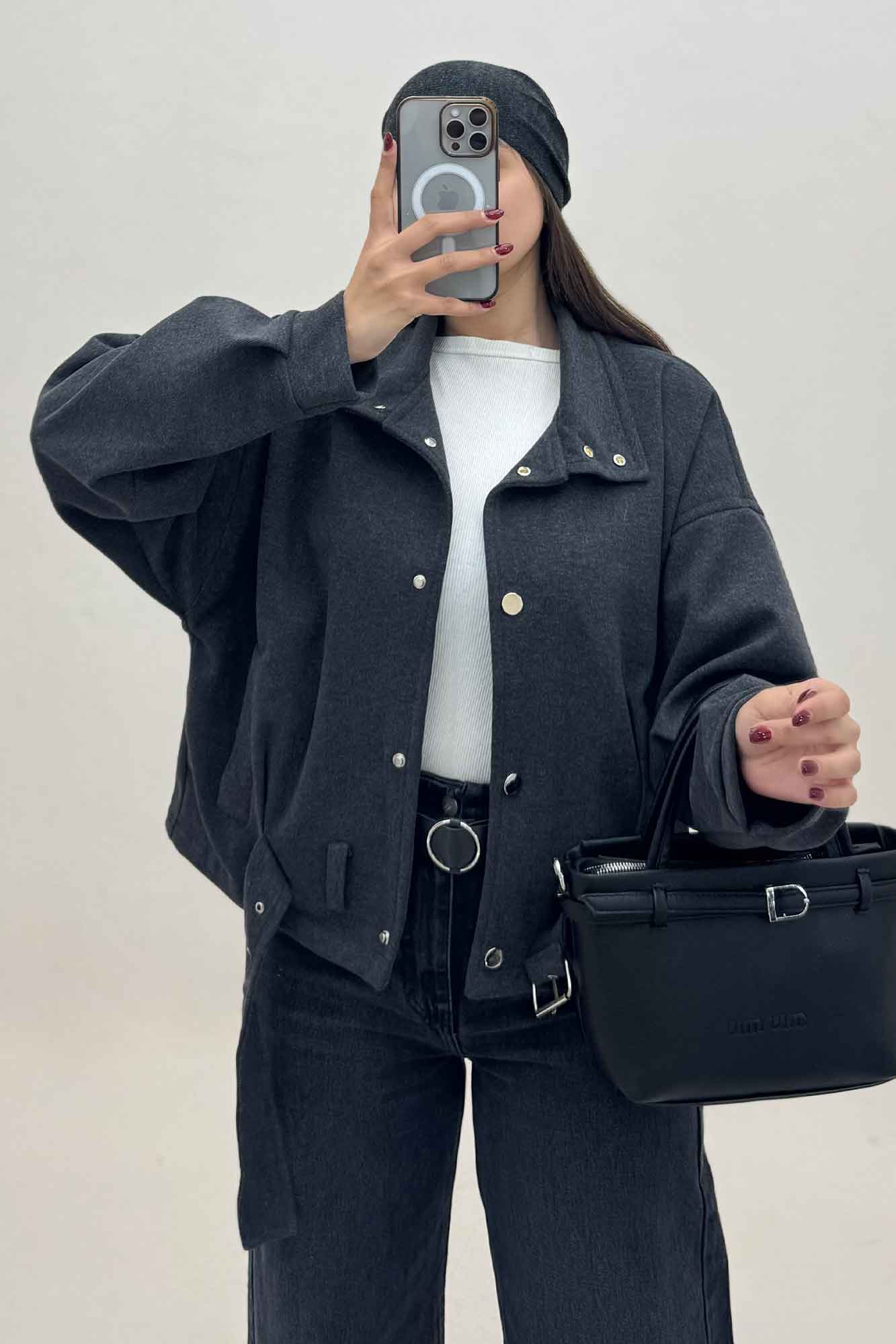 لامر یقه ایستاده آستردار