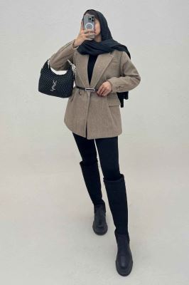 کت فوتر کشمیر آستردار سه جیب