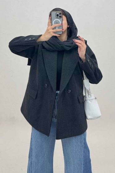 کت فوتر کشمیر آستردار سه جیب