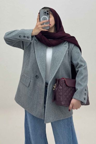 کت فوتر کشمیر آستردار سه جیب