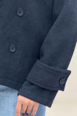 کت فوتر کشمیر آستین بند چهار دکمه