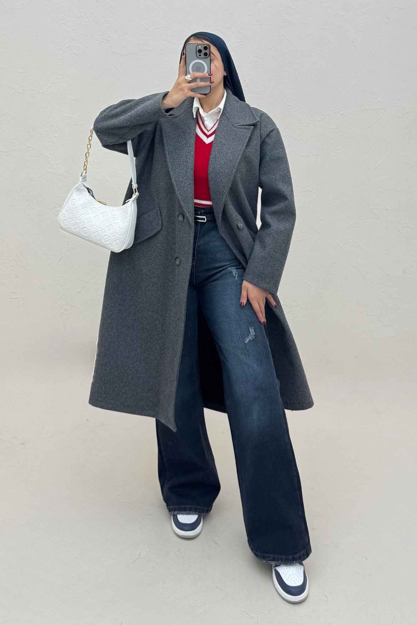 پالتو فوتر بلند مدل ناردیس