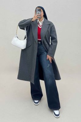 پالتو فوتر بلند مدل ناردیس